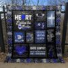 The Heart Behind The Badge Quilt Blanket Hn57 Aw  Quilt